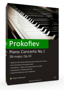 Prokofiev Piano Concerto No.1 Db major, Op.10 Accompaniment
