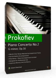 Prokofiev Piano Concerto No.2 G minor , Op.16 Accompaniment