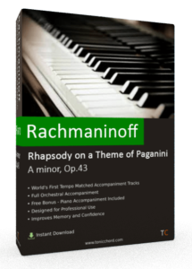 Rachmaninoff Rhapsody on a Theme of Paganini A minor, Op.43 Accompaniment