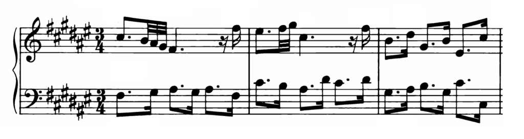 Bach Prelude and Fugue No.13 in F# Major BWV 882 Analysis 1