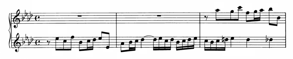 Bach Prelude and Fugue No.17 in Ab major BWV 886 Analysis 2