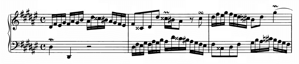 Bach Prelude and Fugue No.8 in D# minor BWV 877 Analysis 1