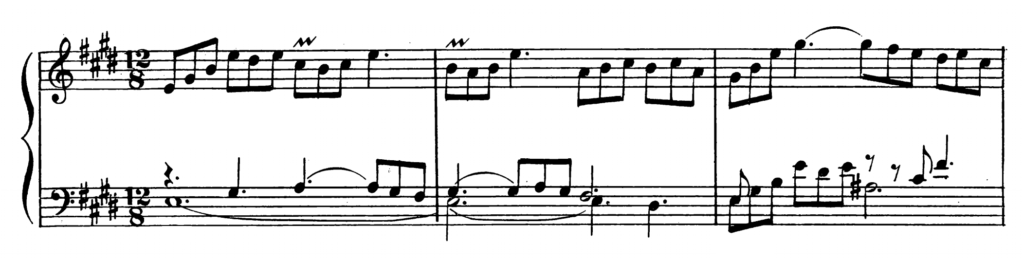 Bach Prelude and Fugue No.9 in E major BWV 854 Analysis 1