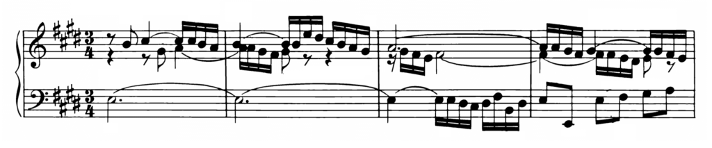 Bach Prelude and Fugue No.9 in E major BWV 878 Analysis 1