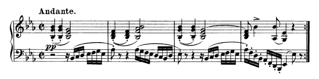 Beethoven Piano Sonata No.13 in Eb major, Op.27 No.1 Analysis 1