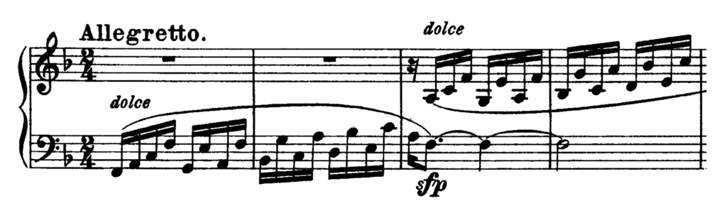 Beethoven Piano Sonata No.22 in F major, Op.54 Analysis 2