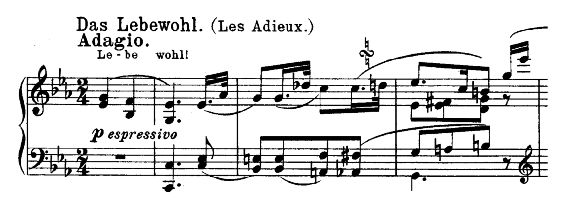 Beethoven Piano Sonata No.26 in Eb major, Op.81a 'Das Lebewohl' Analysis 1