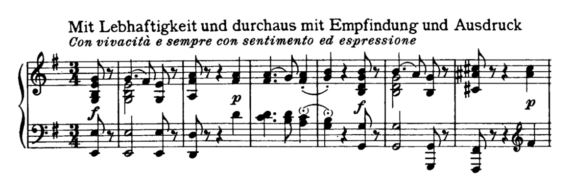 Beethoven Piano Sonata No.27 in E minor, Op.90 Analysis 1