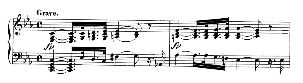 Beethoven Piano Sonata No.8 in C minor, Op.13 'Pathetique' Analysis 1