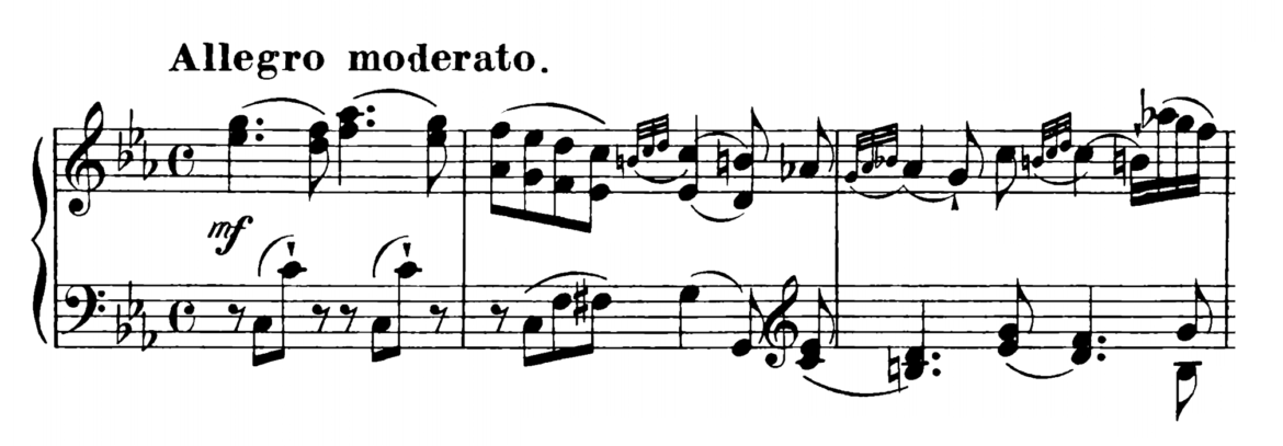 Haydn Piano Sonata in C minor Hob.XVI 20 Analysis 1