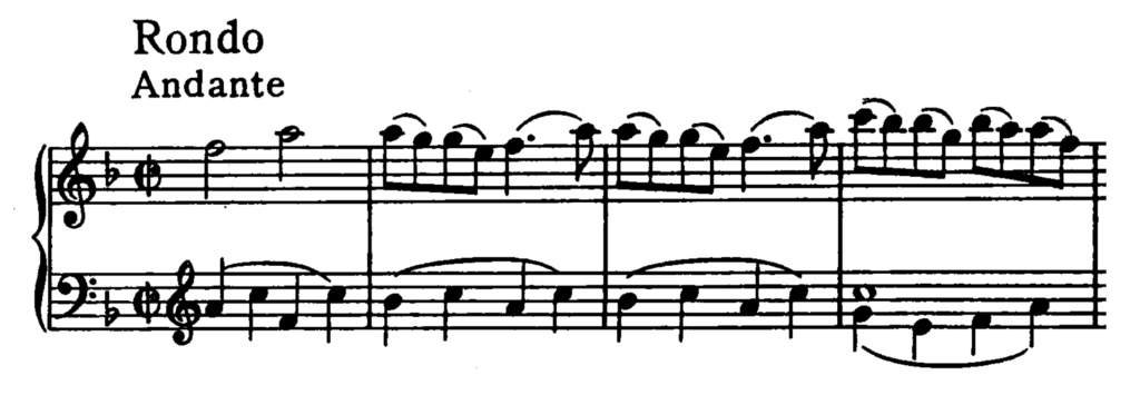 Mozart Piano Sonata No.15 in F major, K.533 Analysis 3