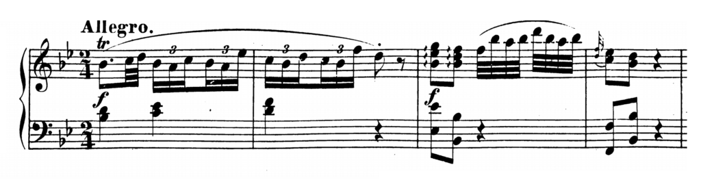 Mozart Piano Sonata No.3 in Bb major, K.281 Analysis 1