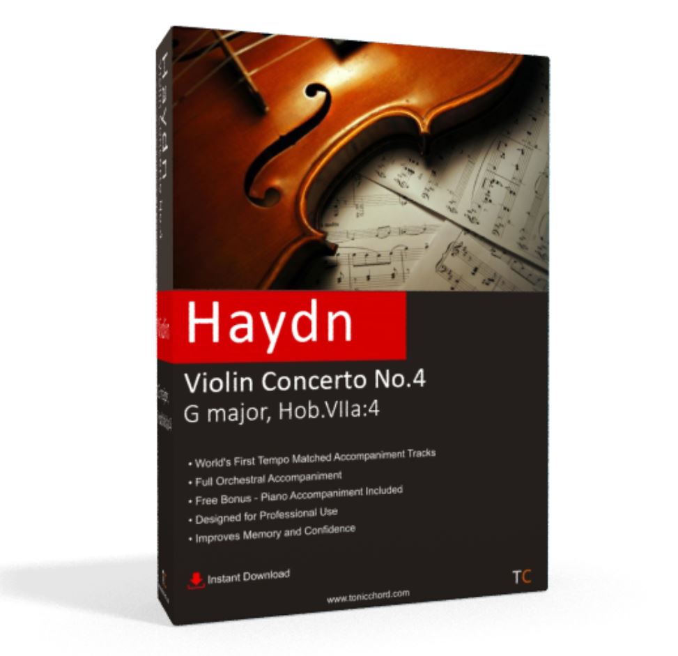 Haydn, Violin Concerto No.4, G major, Hob.VIIa.4 Accompaniment