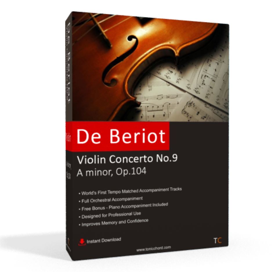De Beriot, Violin Concerto No.9, A minor, Op.104 Accompaniment