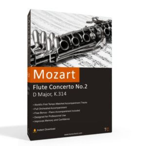 Mozart, Flute Flute Concerto No.2, D Major, K.314 Accompaniment